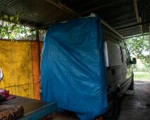 IMG_5142 05/05/2019 - Et voilà Jumbo parqué pour cinq longs mois près de l'aéroport de Montevideo, dans la ferme de notre sympathique ami Ruben Reira, président des...