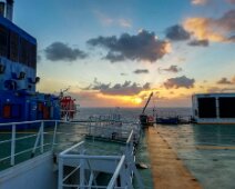 IMG_20180810_213539 10/08/2018 - Le premier joli coucher de soleil sur un ocean quasi calme. Had to wait a few days for our first beautiful sunset :-)