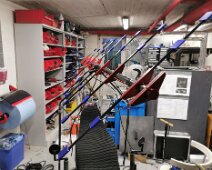 structure pour acceuillir deux panneaux solaires